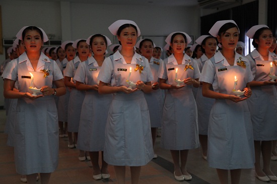 Lamp lighting ceremony